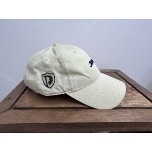 Titleist Yellow & Navy Cap Golf Clubs⛳️ Crest On Side Titleist Ribbon Inside Hat